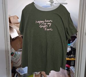 Womens Size XxL Old Navy Olive Green T-Shirt